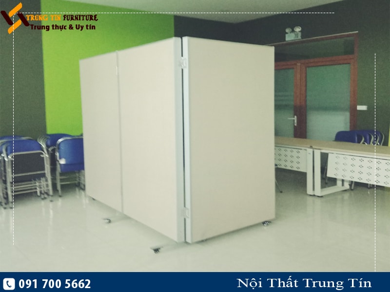 Vách ngăn di động có bánh xe cho phòng đào tạo tại Quận Thanh Xuân