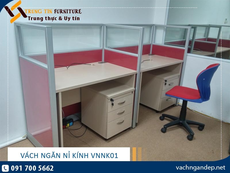 Vách ngăn nỉ kính VNNK01