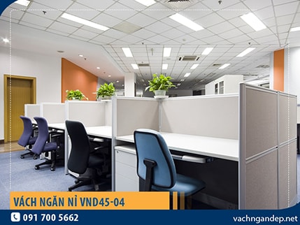 Vách ngăn văn phòng nỉ VND45-04