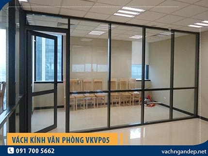 Vách kính văn phòng cường lực VKVP05