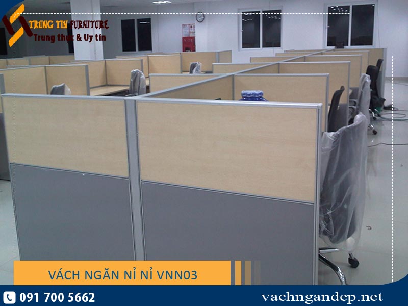 Vách ngăn văn phòng nỉ VNN03