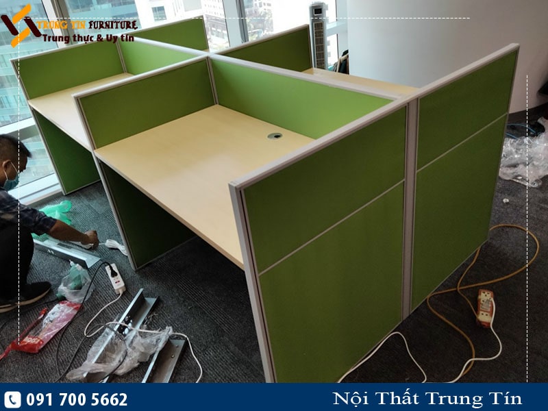 Vách ngăn văn phòng nỉ VNN23