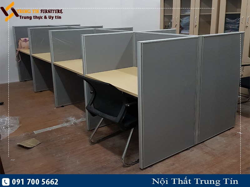 Vách ngăn khung nhôm bọc nỉ VND35-19