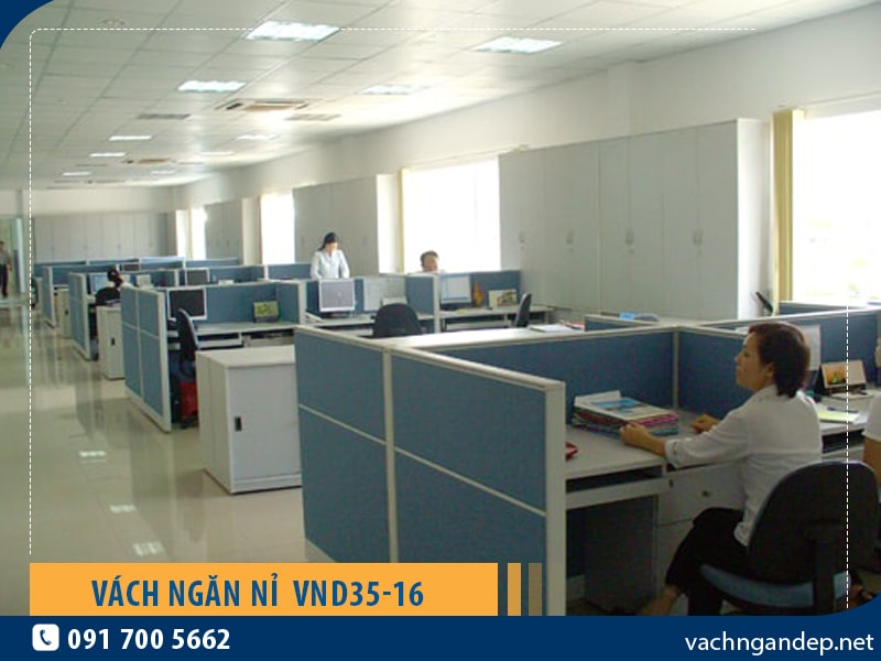 Vách ngăn văn phòng nỉ VND35-16 giá tốt