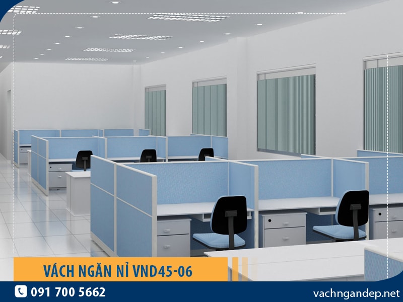 Vách ngăn văn phòng VND45-06 hiện đại, giá rẻ