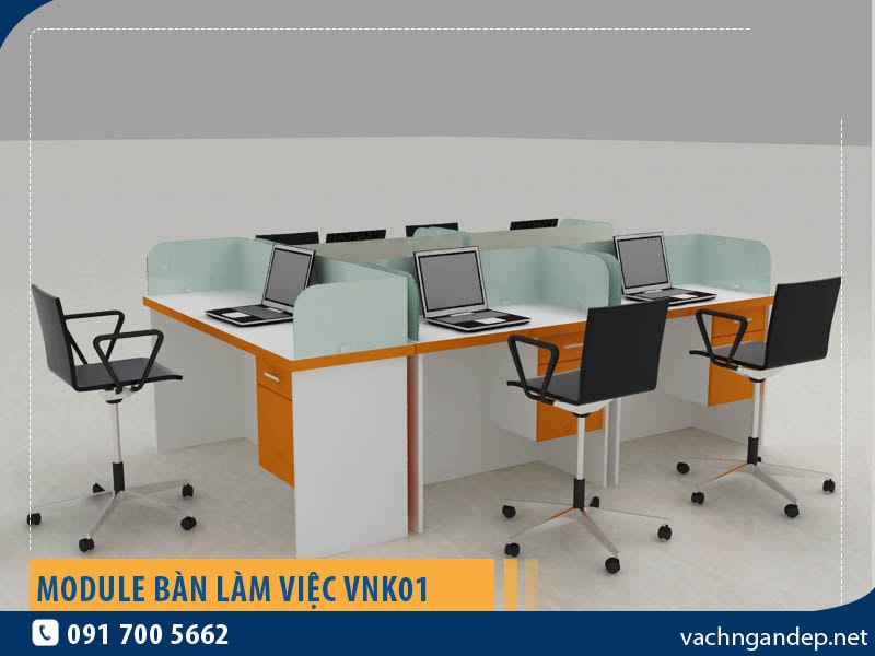 Module bàn làm việc VNK01 hiện đại, tiện dụng