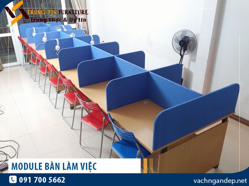Module bàn làm việc văn phòng hiện đại, giá tốt