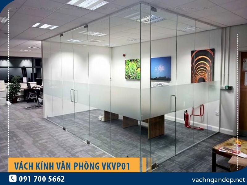 Vách ngăn nhôm kính VKVP01