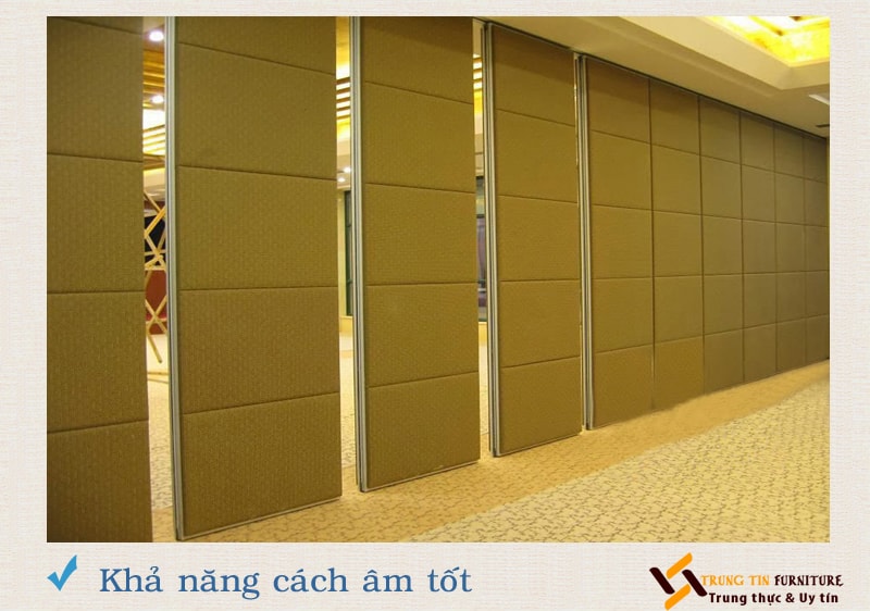 Mua vách ngăn di động có khả năng cách âm tốt